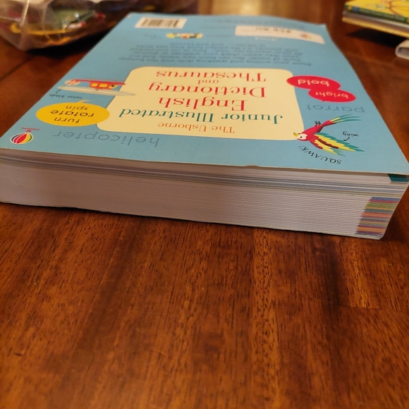 Dictionary and Thesaurus Junior Illustrated English Usborne Books New Some Damag - Picture 4 of 5